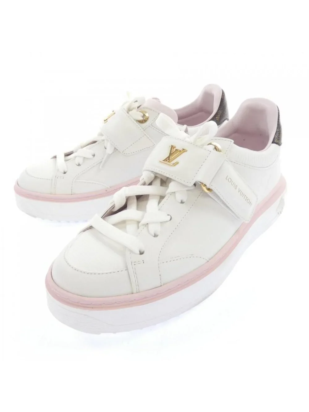 Louis Vuitton Velcro Strap Time Out Line Sneakers